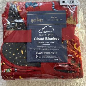 Little Sleepies Red Harry Potter bamboo Cloud Blanket